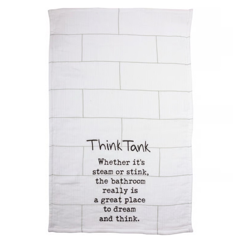 Primitives by Kathy “Think Tank” Bathroom Hand Towel